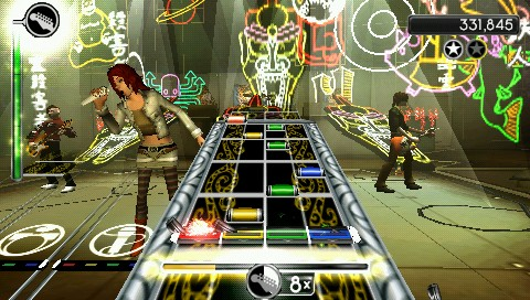Rock Band Unplugged screenshot 3 for PSP